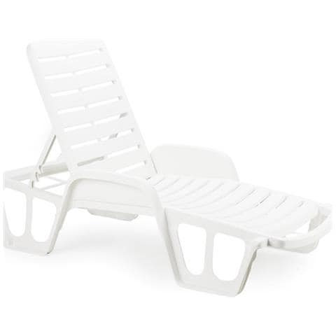 Lettino Colore Bianco - Impilabile - Foto 2