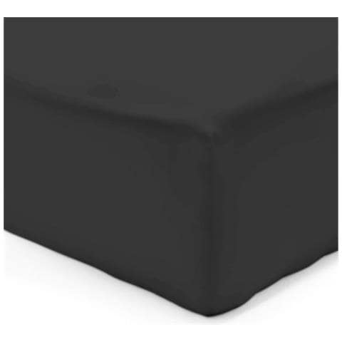 Lenzuolo Nero - 160 x 200 cm - 100% Cotone - Foto 1