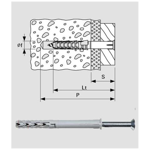 Tassello Sxr 10x160 Wz Ls - Foto 2