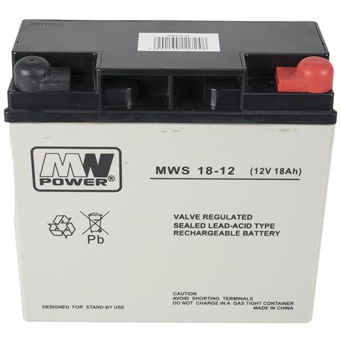 Batteria Al Gel Mw 18-12s 12v 18ah - Foto 2