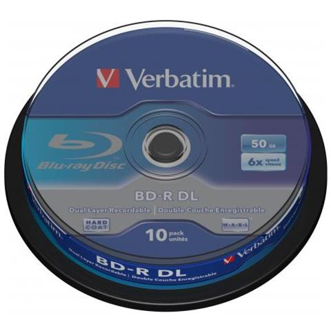BD-R Blu Ray Disc 50 GB, 6X, Dual Layer Recordable, Confezione da 10 - Foto 5