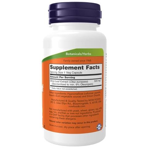 Olive Leaf Extract 500mg - 120 Caps - Estratto Foglia Ulivo - Foto 3