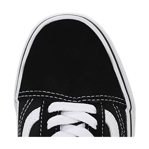 Pelle Old Skool Sneaker Unisex Adulto, Nero (nero / Bianco), 46 - Foto 2