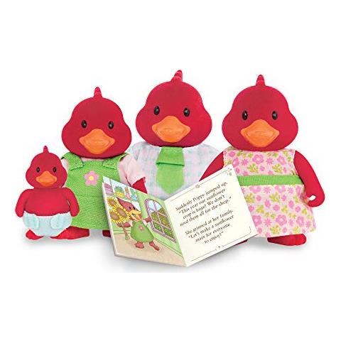Famiglia Cardinale Tailfeather Con Libro Di Fiabe In Inglese - Foto 1