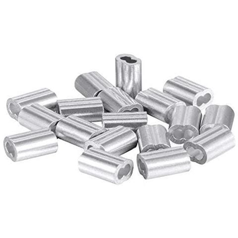 Vinyl Coated Cornice Appeso Filo In Acciaio Inox Filo Della Bobina Con Il 20 Loop Manica Pezzi Di Alluminio Trapani Supporta Fino A 110 Libbre (15 Mm X 98 Piedi)  - Foto 2