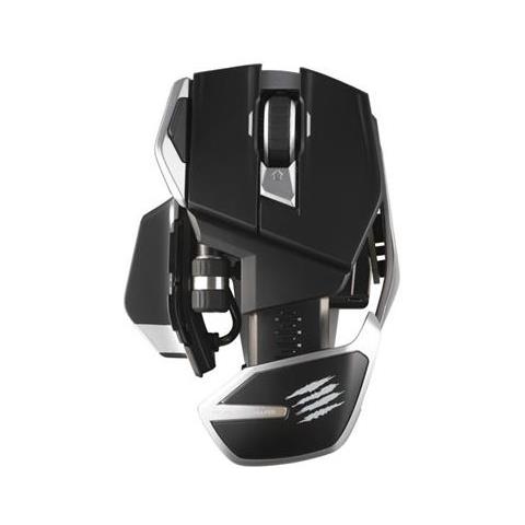 Mouse R. A. T. DWS Ottico 14 Tasti 16000 DPI Colore Nero e Argento - Foto 2