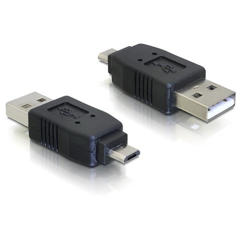 Adapter USB micro-B male to USB2.0 A-male USB micro-B USB 2.0 A Nero cavo di interfaccia e adattatore - Foto 1