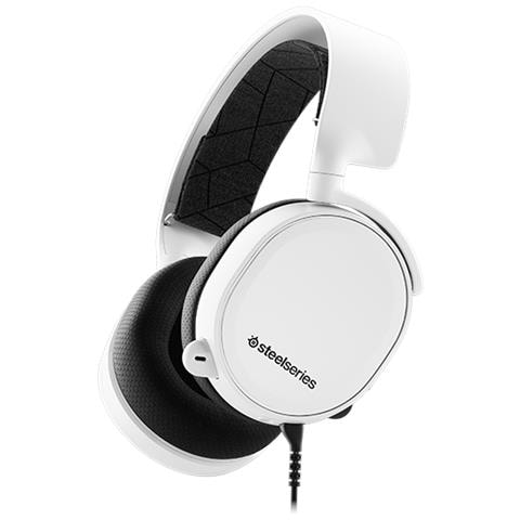 Arctis 3 Cuffia Gaming Stereo Padiglione Auricolare Cablato con Microfono Integrato Colore Nero / Bianco - Foto 2