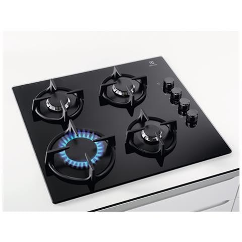 Piano Cottura EGG6407K a Gas 4 Fuochi Gas Colore Nero - Foto 8