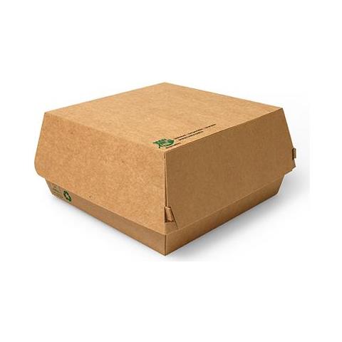 87248 Contenitore Monouso Per Conservare Il Cibo Cartoncino Marrone - Foto 1