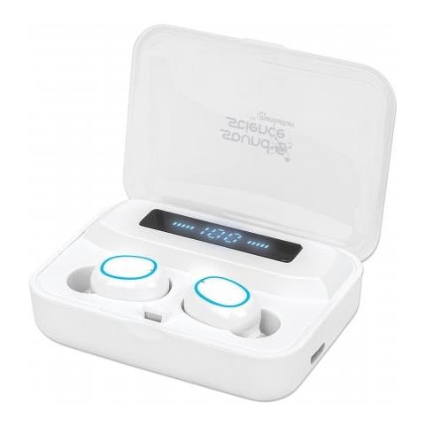180399 cuffia e auricolare Wireless In-ear Musica e Chiamate Bluetooth Bianco - Foto 1