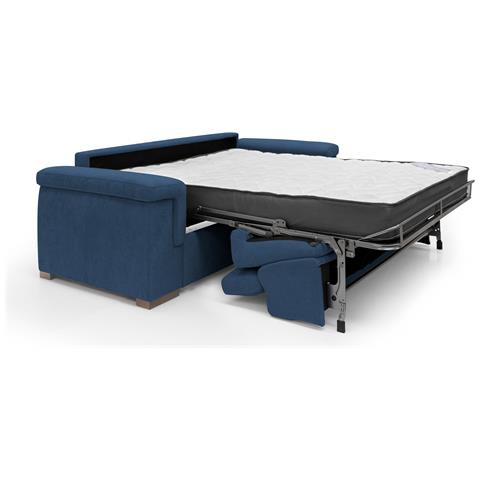 Giunone Divano Letto Alto 18 Cm. Impermeabile T02 Blu - Foto 2