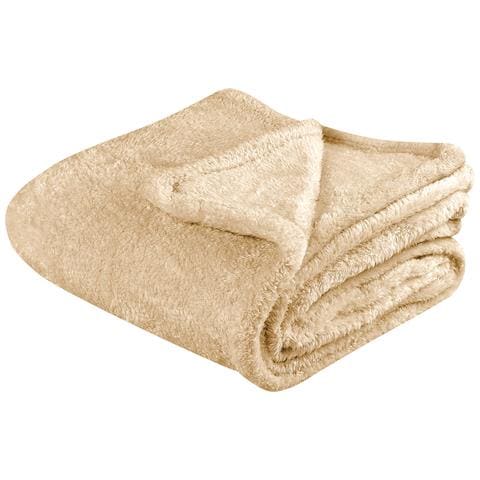 Coperta Namdu 125 X 150 Cm Beige Sabbia - Foto 5