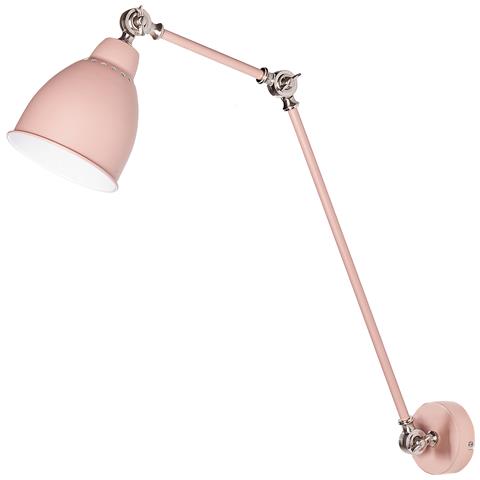 Lampada Da Parete Metallo Rosa Pastello Mississippi - Foto 6