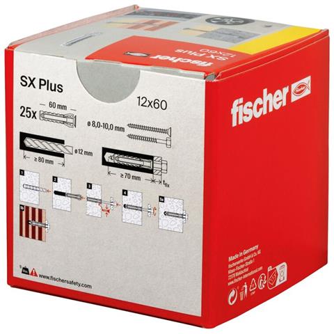 568012 ancoraggio a vite e tassello 25 pz Tassello di espansione 60 mm - Foto 9