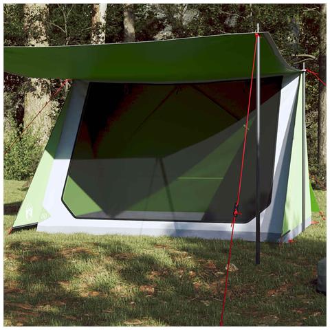 Tenda Da Campeggio Per 2 Persone Verde Impermeabile - Foto 2