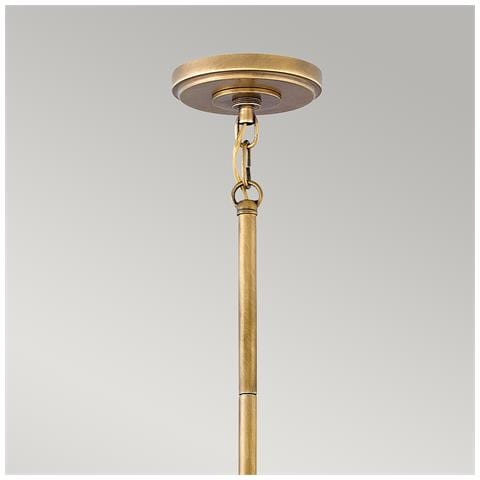 Lampadario Contemporaneo Fletcher Acciaio Zinco Antico Ottone 3 Luci E27 - Foto 3