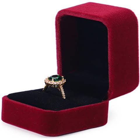 Portagioie Per Anello Darkred - Foto 1