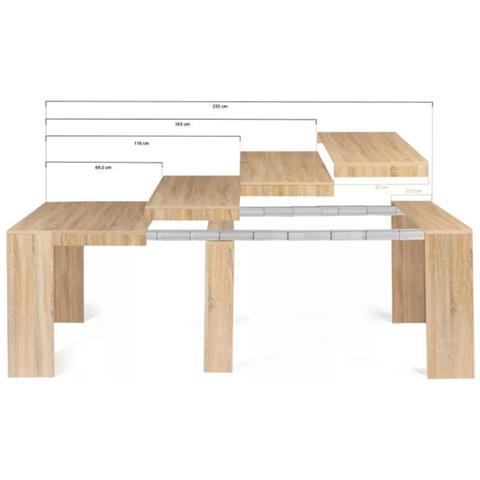 Belli Consolle In Legno Allungabile - 2,35 M - Foto 2