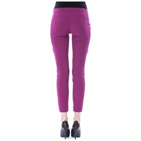 Jeans E Pantaloni In Poliestere Viola - W44 - Foto 3