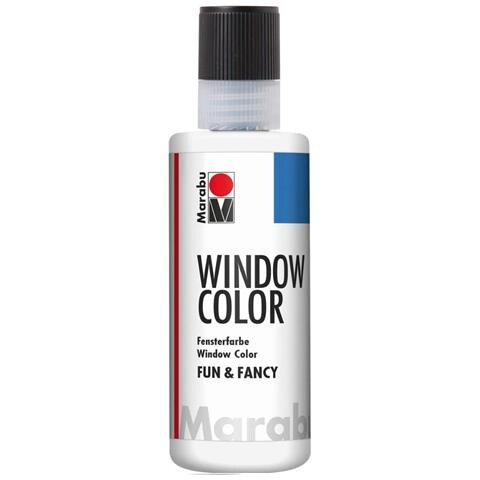 Marabu - ""fun&fancy"" Colore A Base D'acqua Per Vetri 8oml - Colore Per Contorno Bianco 870 - Foto 1