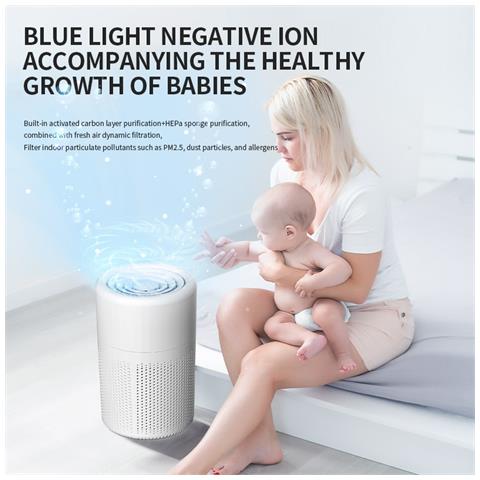 Purificatore D'aria Domestico Con Filtro, Cotone Al Carbone E Aroma - Foto 2
