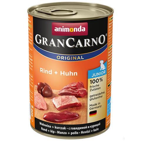 animonda GranCarno Original, Junior, Manzo, Pollo, 400 g, Senza zucchero, Non contiene soia - Foto 1
