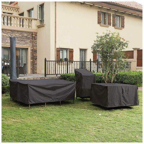 Copertura Protettiva Per Mobili Da Giardino Impermeabile In Tessuto Oxford 210d Xl - Foto 7