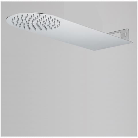 Soffione Doccia Ultraslim A Lama Tondo Acciaio Inox 3844p Hawaii - Satinato - Foto 1