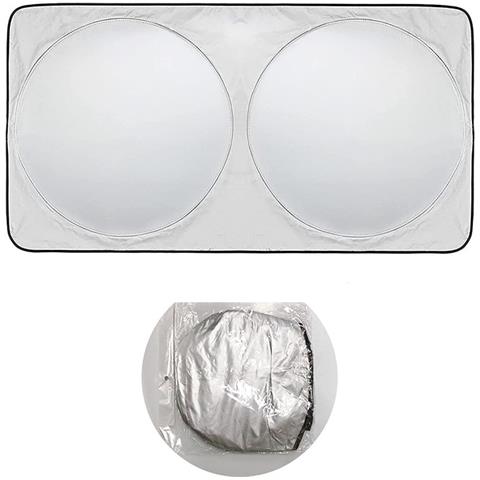 Parasole Argentato Per Parabrezza Auto - Protezione Calore E Uv, Design Pieghevole - Foto 1