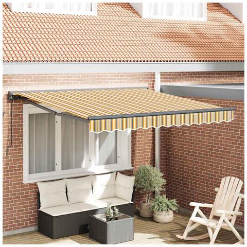 Tenda Retrattile Striscia Multicolore 300x250 cm Tessuto - Foto 2