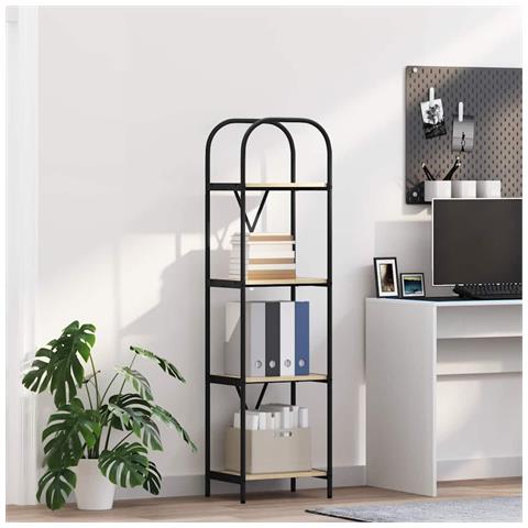 Libreria rovere sonoma 40 x 30 x 146 cm Legno multistrato - Foto 2