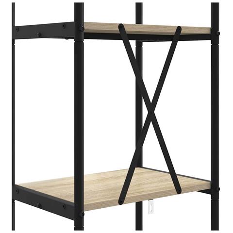 Libreria rovere sonoma 40 x 30 x 146 cm Legno multistrato - Foto 9