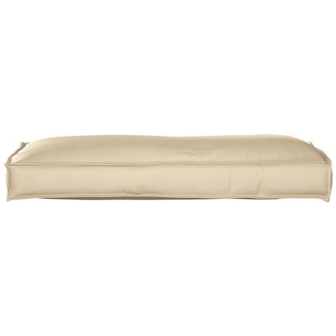 Cuscino per schienale pallet con cuscino Beige 120 x 40 x 12 cm - Foto 2