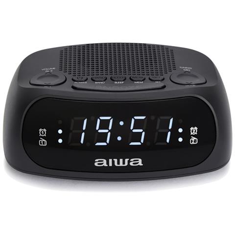 Cr-09j Black Radiosveglia Fm 2x Sveglia Snooze Sleep - Foto 1