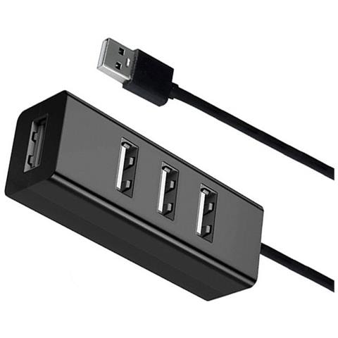 Hub Usb 3.0 Nero A 4 Porte Con Cavo Da 150cm - Trasferimento Dati Ad Alta Velocità E Ricarica - Foto 3