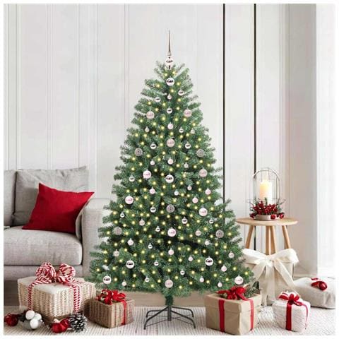 Albero di Natale Artificiale con Rami Pieghevoli Verde 180 cm - Foto 2