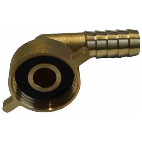 Raccordo Ottone A Gomito 3/4   Portagomma 13mm Per Tubi Irrigazione - Foto 1