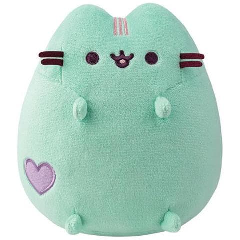 Peluche Mascotte 18cm Con Cuore Ricamato Ultra Delicato, Verde Menta - Foto 1
