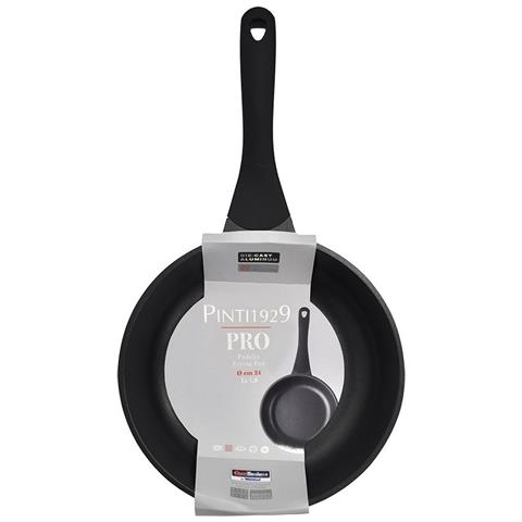 Padella PRO 30cm in Alluminio Pressofuso - Rivestimento Antiaderente a 3 Strati Senza PFOA - Manico Soft Touch - Compatibile con Tutti i Piani Cottura compresa l'induzione- Made in Italy - Foto 2