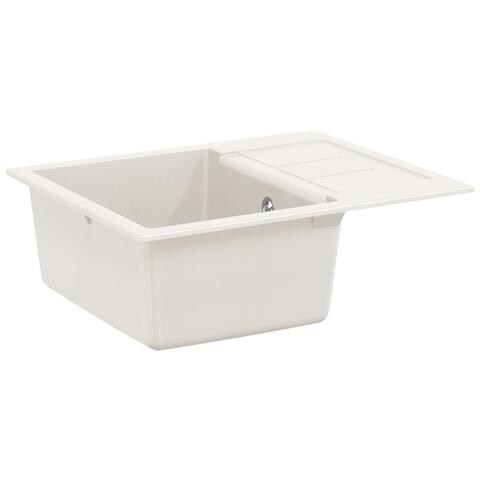 Lavello Bianco 620 x 500 mm 80% Quarzo e 20% Resina - Foto 1