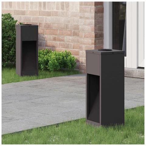 Lucina LED Solare da Percorso 2 pcs Nero - Foto 2