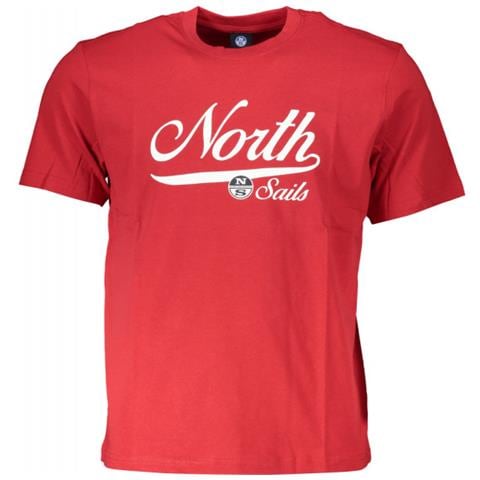 MAGLIETTA MASCHILE A MANICHE CORTE ROSSA - Taglia: L, Colore: Rosso - Foto 1