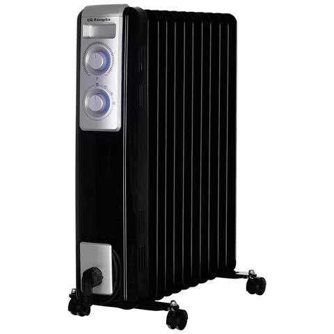 RN 2500 Riscaldatore Ambiente Elettrico a Olio Nero 2500 W - Foto 1