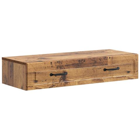 Tavolino da Parete Laterale Legno antico 87,5 x 34,5 x 17 cm - Foto 1