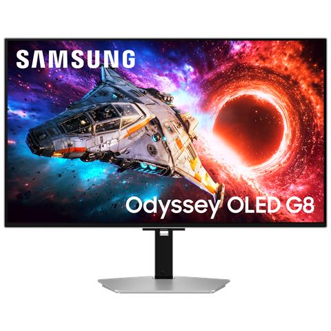 G80SH Monitor PC 81,3 cm (32") 3840 x 2160 Pixel 4K Ultra HD OLED Argento - Foto 1