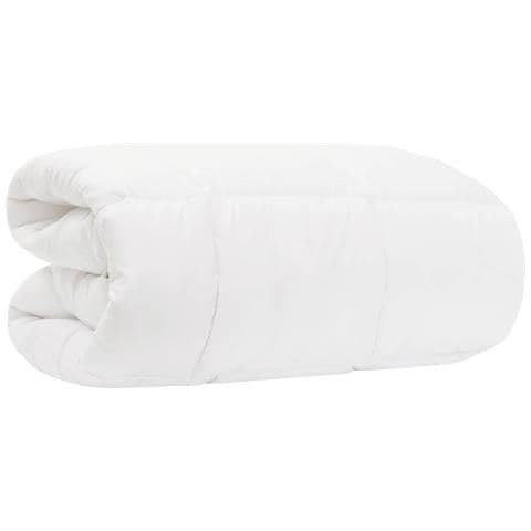 Set Duvet e Cuscino da Letto Bianco 155 x 200 cm Fibra di bambù - Foto 2
