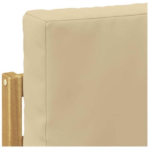 7 pz Set di divani da esterno Poliestere Bianco e Beige - Foto 9