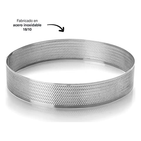 68544 Stampo da forno, anello rotondo microforato, ideale per torte e pan di Spagna - Foto 2