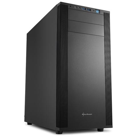 Case M25-V Middle Tower ATX / micro-ATX / mini-ITX Colore Nero - Foto 1
